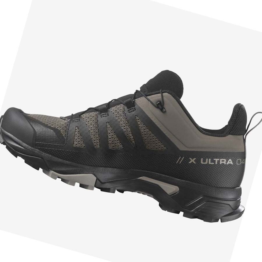 Salomon X ULTRA 4 Túracipő Férfi Fekete | HU 2067WNB